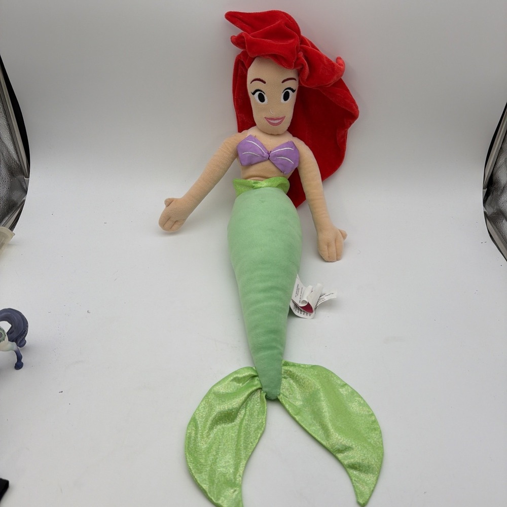 Disney Store Ariel The Little Mermaid Plush Doll Large 30 Inch Princess Toy